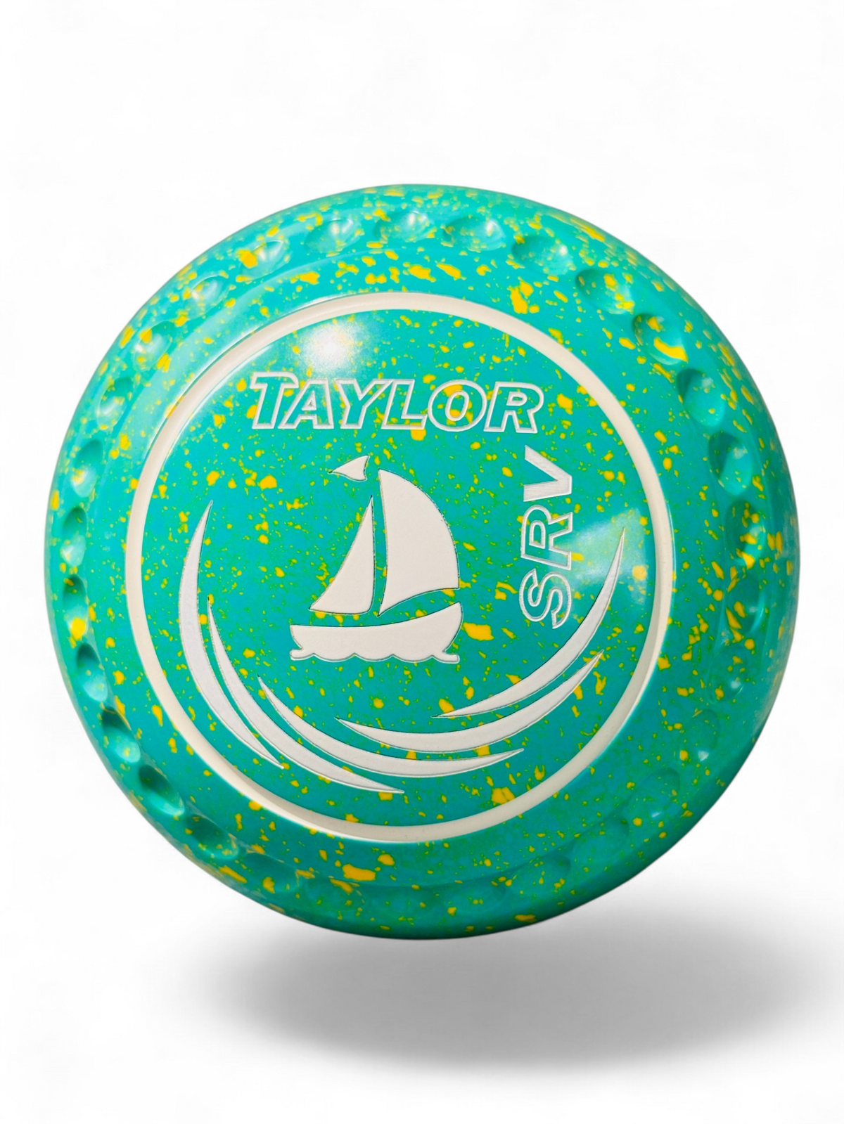Taylor SRV Mint/Yellow Boat Size 2 Half Pipe 35 Stamp