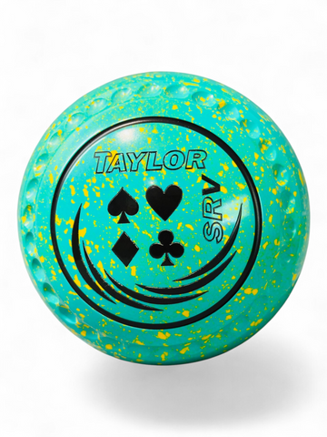 Taylor SRV Mint/Yellow Card Suites Size 2 Half Pipe 35 Stamp