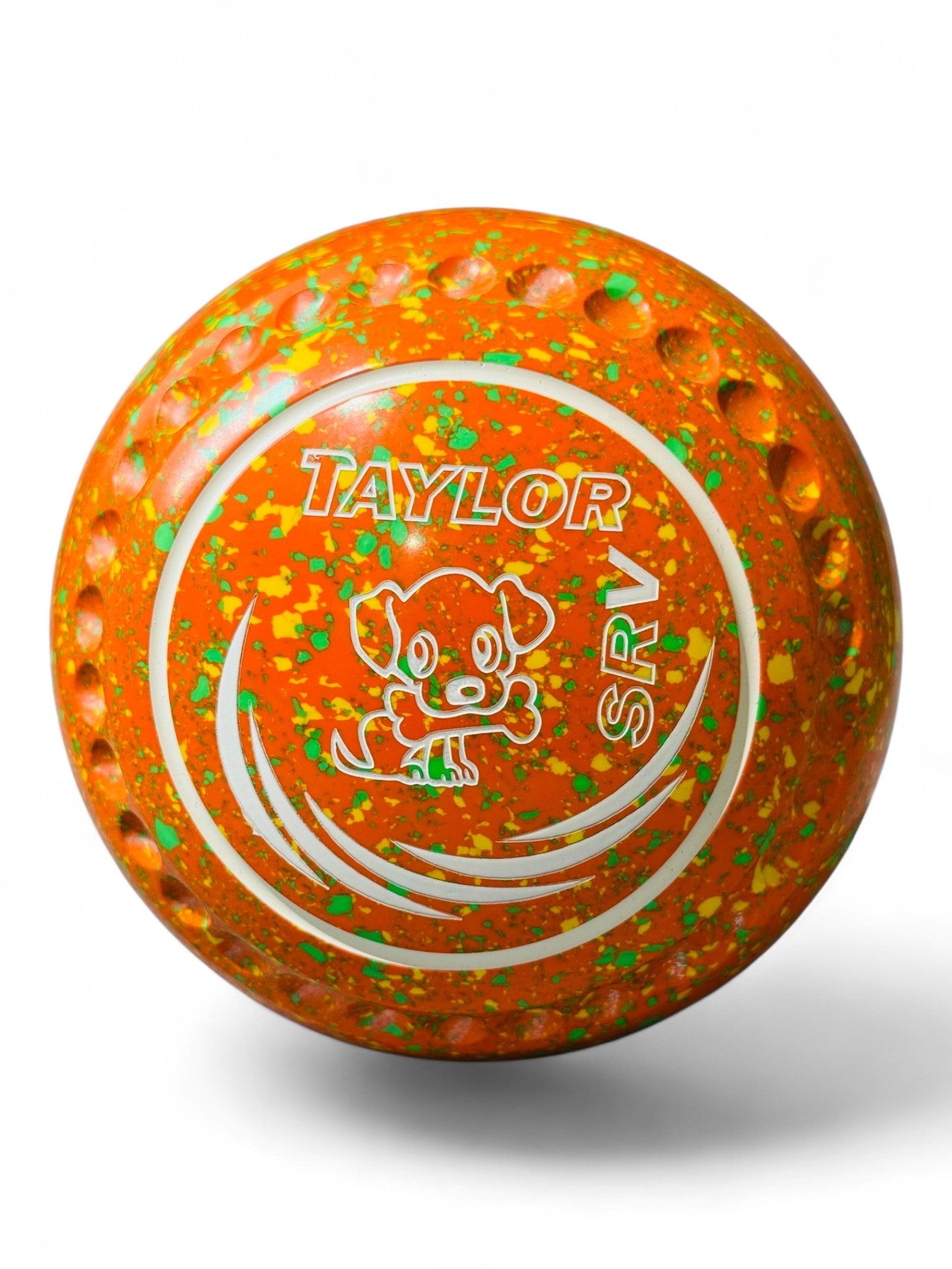 Taylor SRV Orange/Yellow/Lime Dog Bone Size 2 Half Pipe 35 Stamp