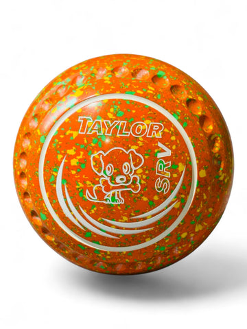 Taylor SRV Orange/Yellow/Lime Dog Bone Size 2 Half Pipe 35 Stamp