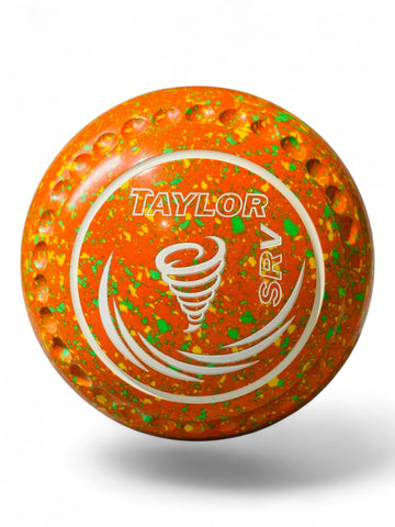 Taylor SRV Orange/Yellow/Lime Tornado Size 2 Half Pipe 35 Stamp