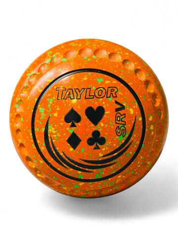 Taylor SRV Orange/Yellow/Lime Card Suits Size 2 Half Pipe 35 Stamp