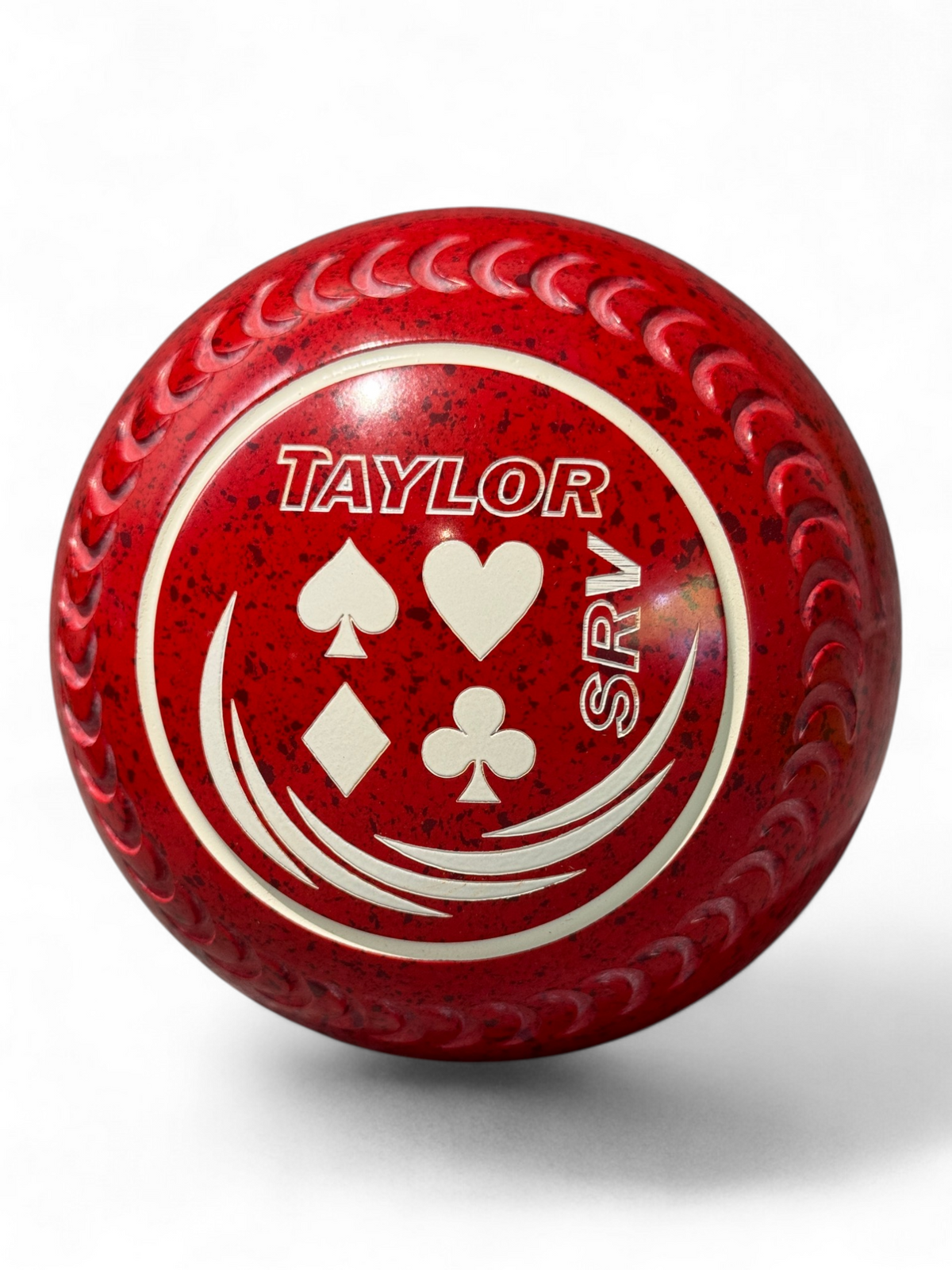 Taylor SRV Cherry Red Card Suites Size 2 Crescent 35 Stamp
