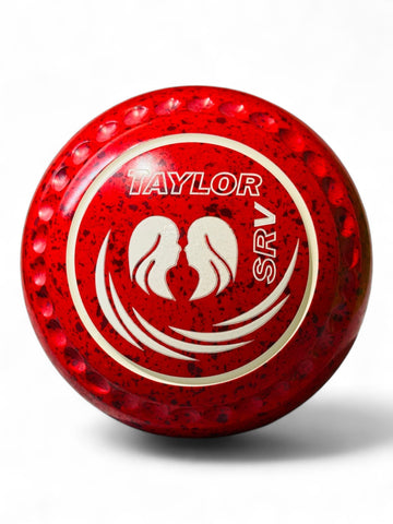Taylor SRV Cherry Red Symmetrical Faces Size 2 Half Pipe 35 Stamp