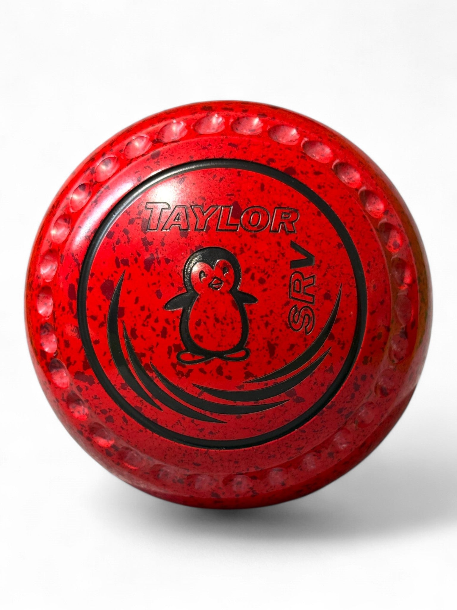 Taylor SRV Cherry Red Penguin Size 2 Half Pipe 35 Stamp