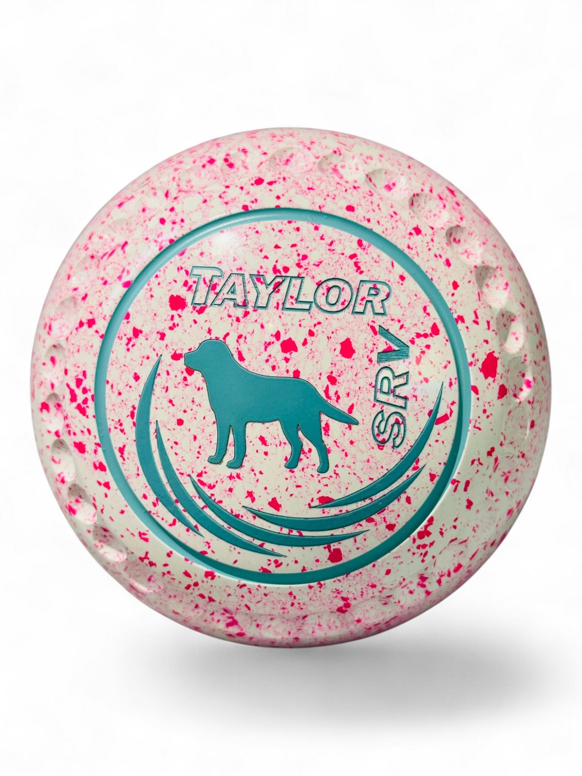 Taylor SRV White Pink Dog Size 2 Half Pipe 35 Stamp