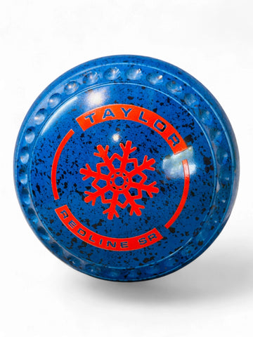 Taylor Redline SR Marine Blue Snowflake Size 2 Half Pipe 35 Stamp
