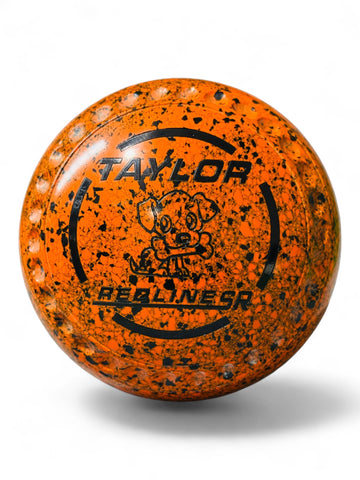 Taylor Redline SR Orange/Black Dog Size 2 Half Pipe 35 Stamp