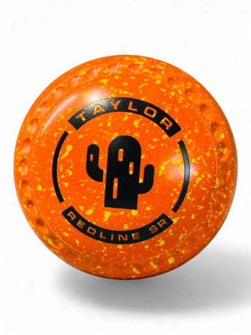 Taylor Redline SR Orange Yellow Cactus Size 2 Half Pipe 35 Stamp