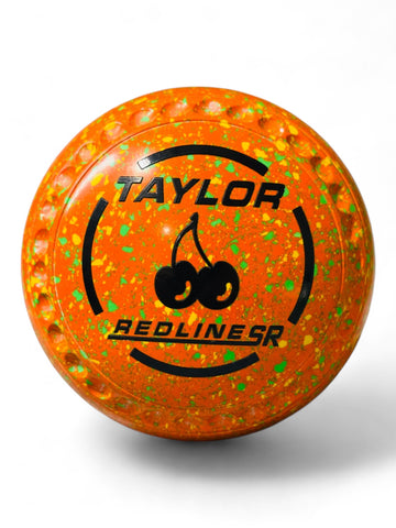 Taylor Redline SR Orange/Yellow/Lime Cherry Size 2 Half Pipe 35 Stamp