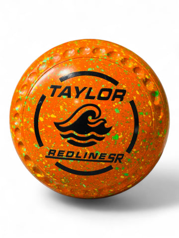 Taylor Redline SR Orange/Yellow/Lime Wave Size 2 Half Pipe 35 Stamp