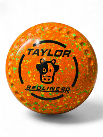 Taylor Redline SR Orange/Yellow/Lime Cow Size 2 Half Pipe 35 Stamp