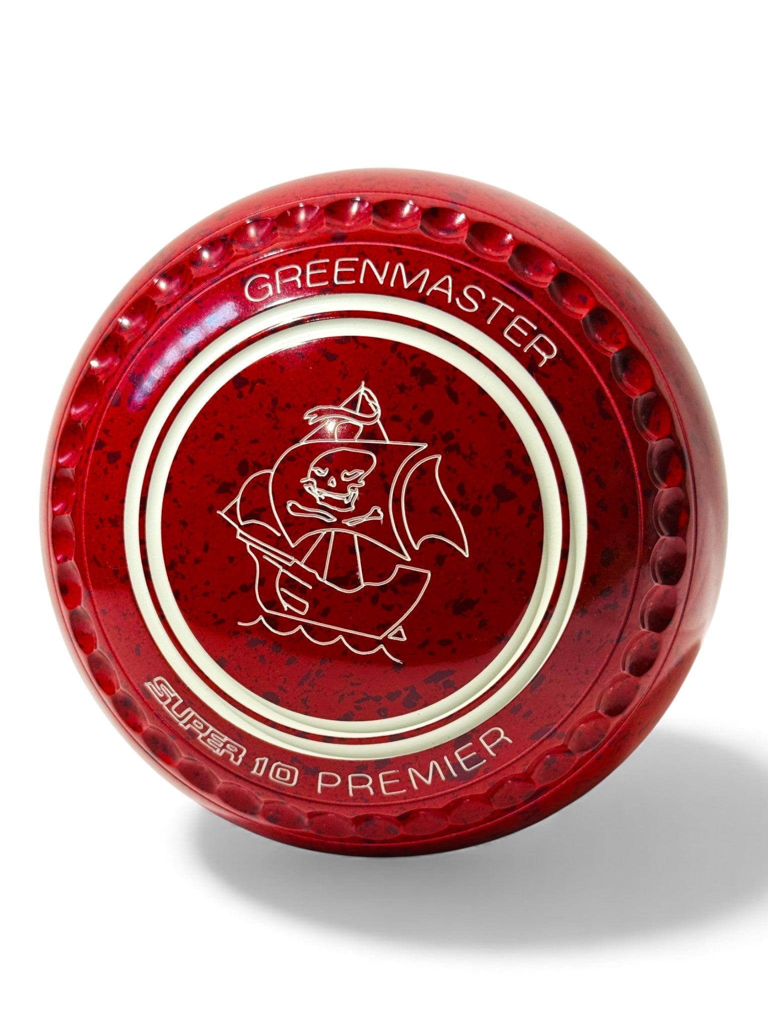 Greenmaster Super 10 Premier Cherry Red Ship Size 2 Premier 34 Stamp