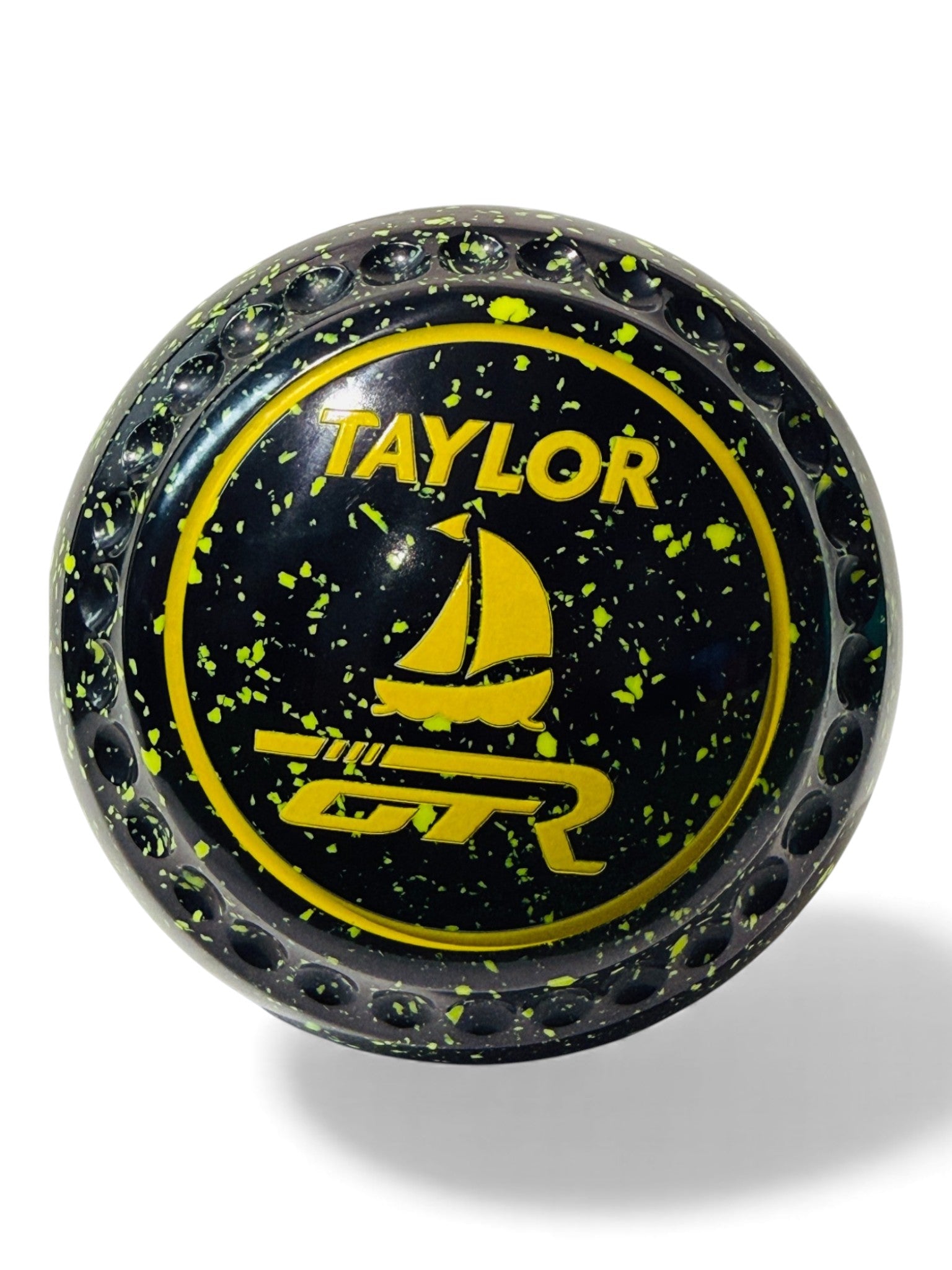 Taylor GTR Black/Lemon Ship Size 3 Half Pipe 34 Stamp