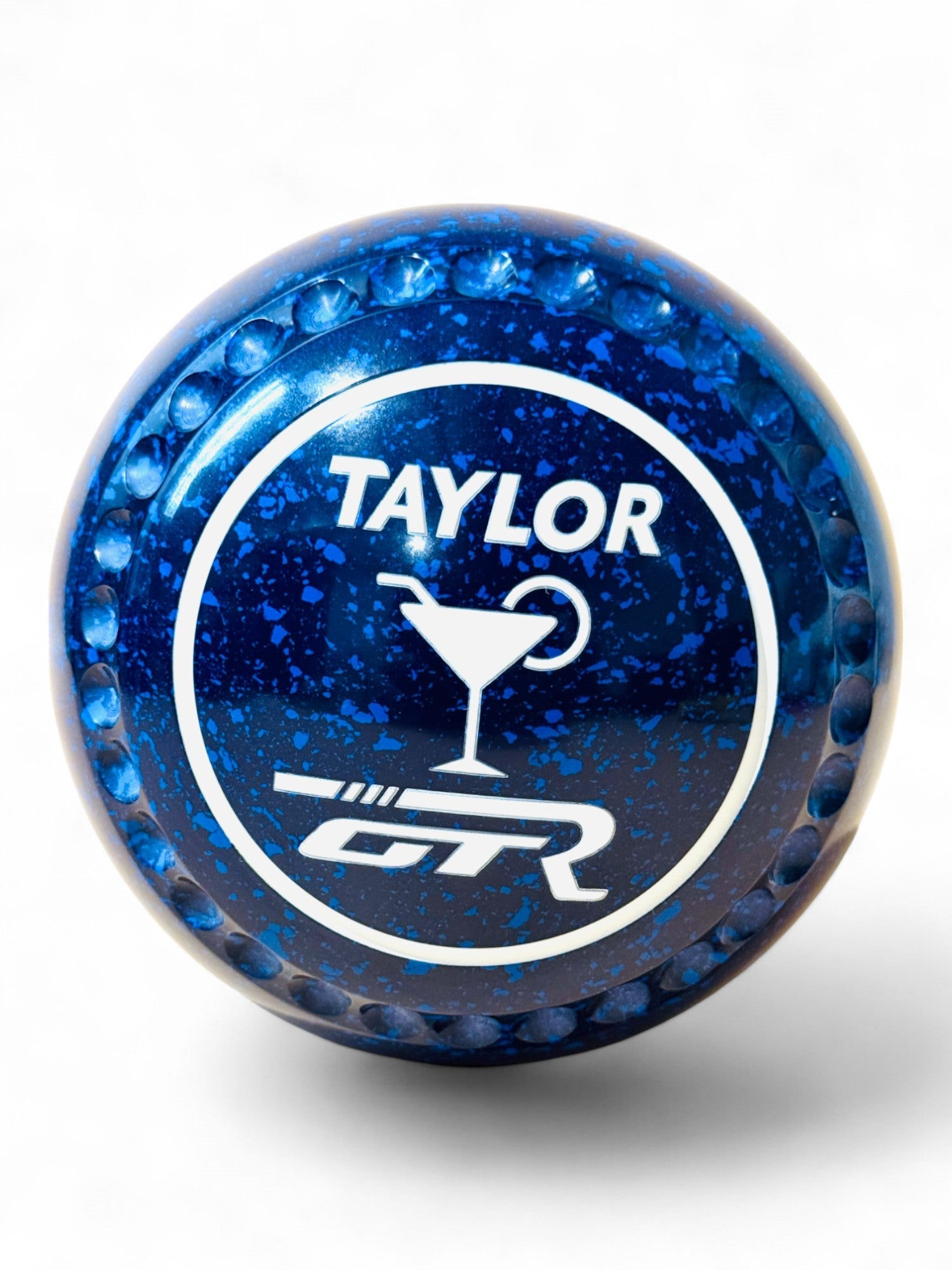 Taylor GTR Dark Blue/Blue Cocktail Glass Size 3 Half Pipe 34 Stamp