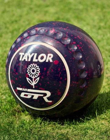 Taylor GTR Dark Blue/Magenta Flower Size 3 Half Pipe 34 Stamp