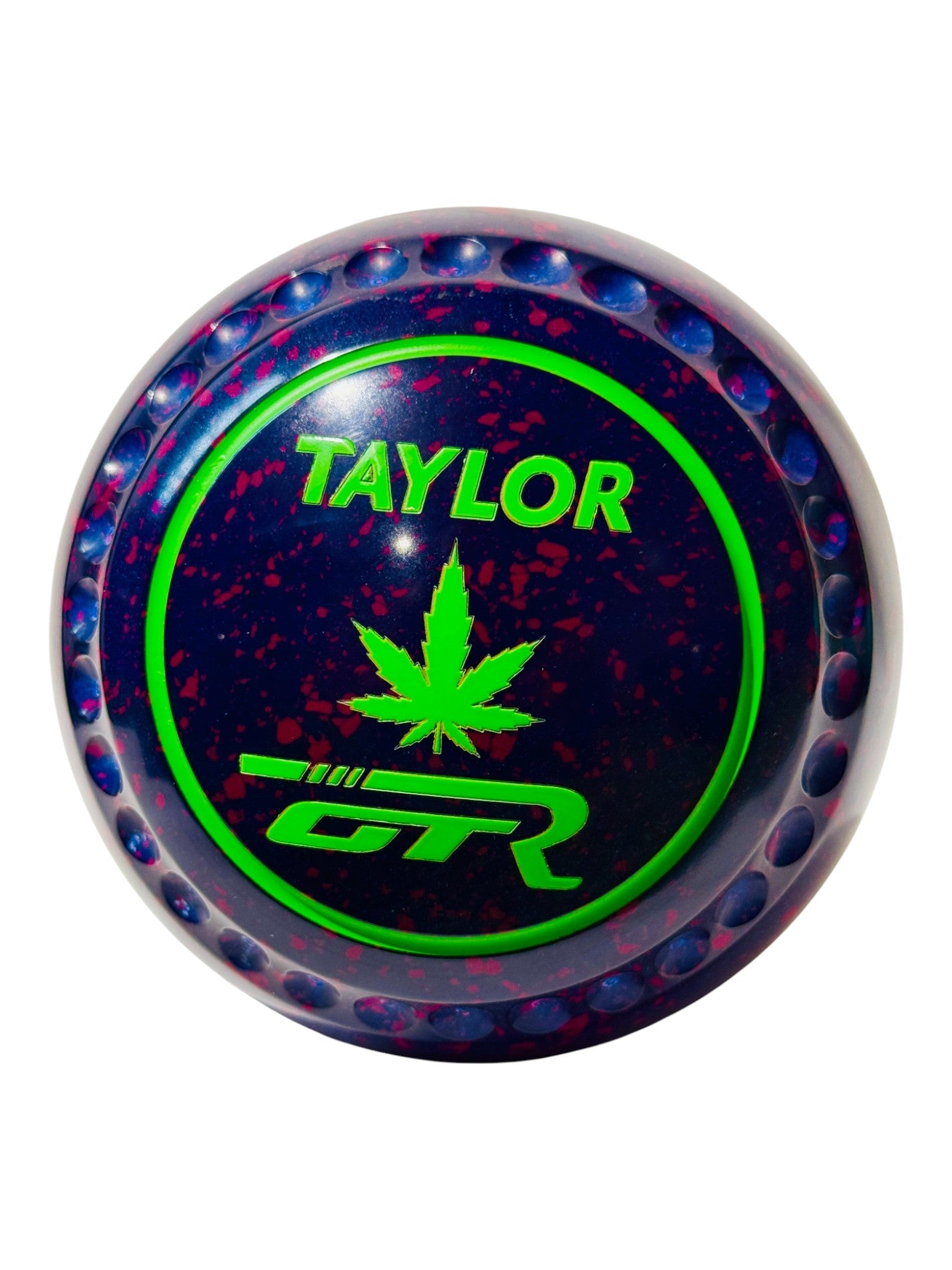 Taylor GTR Dark Blue/Magenta Leaf Size 3 Half Pipe 34 Stamp