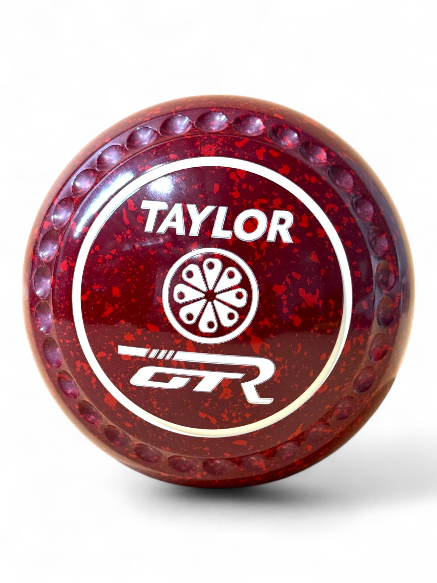 Taylor GTR Maroon/Red Flower Size 3 Half Pipe 34 Stamp