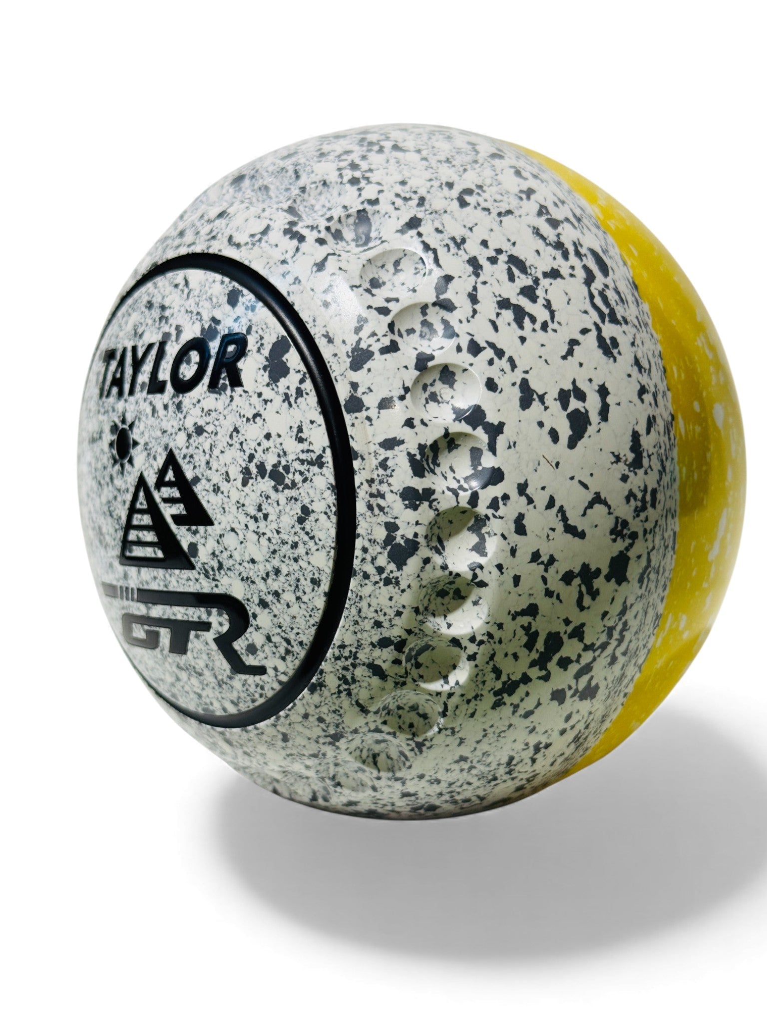 Taylor GTR Grey/Yellow Pyramids Size 3 Half Pipe 34 Stamp