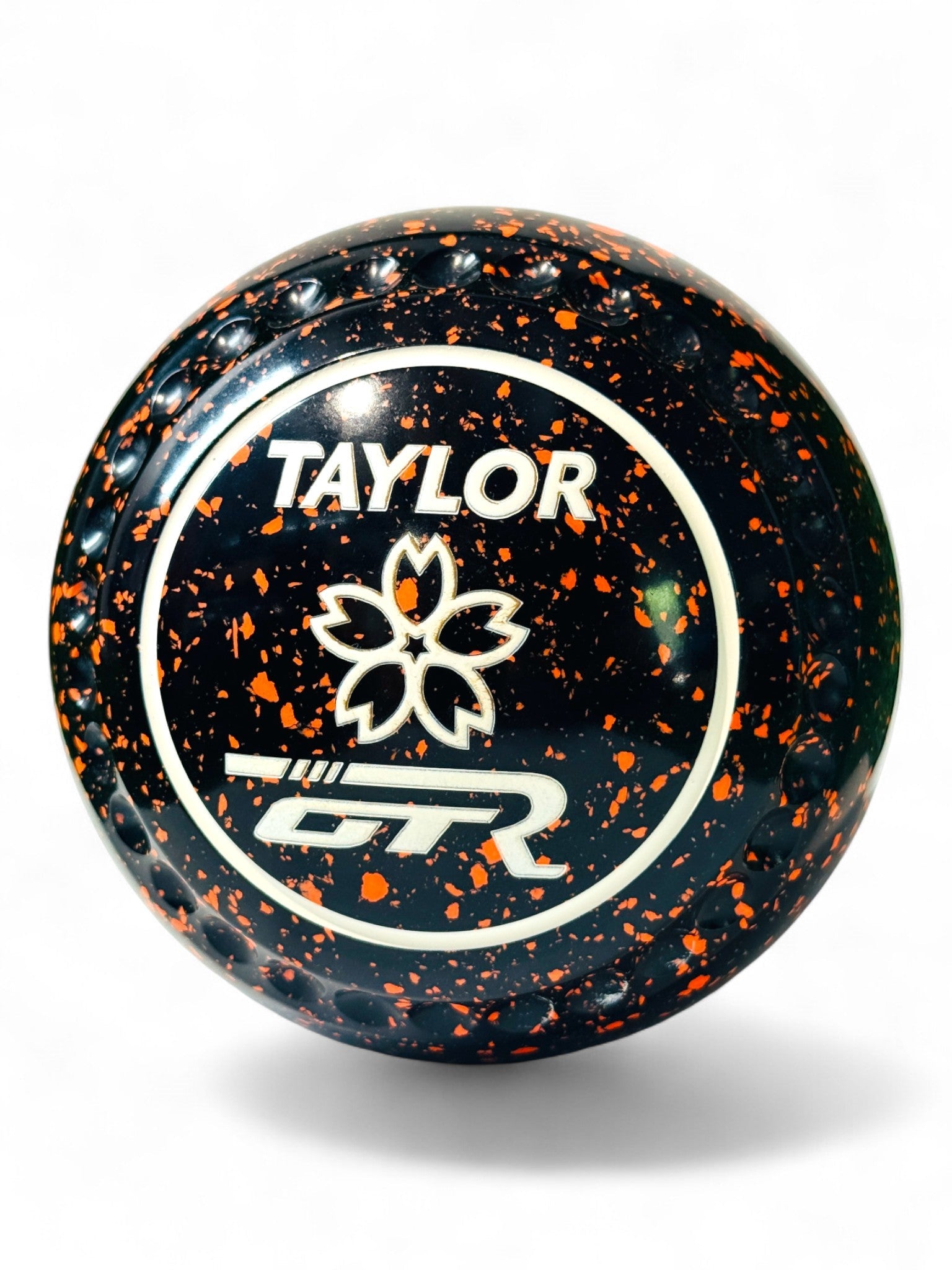 Taylor GTR Black/Orange Flower Size 3 Half Pipe 35 Stamp