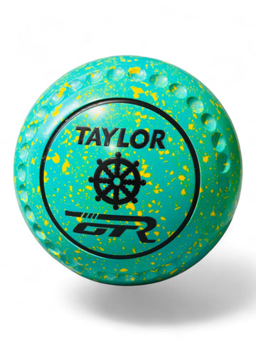 Taylor GTR Mint/Yellow Steering Wheel Size 3 Half Pipe 35 Stamp