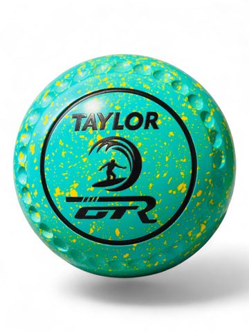 Taylor GTR Mint/Yellow Surfer Size 3 Half Pipe 35 Stamp