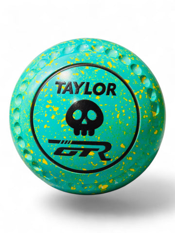 Taylor GTR Mint/Yellow Skull Size 3 Half Pipe 35 Stamp