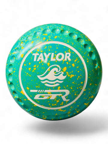 Taylor GTR Mint/Yellow Wave Size 3 Half Pipe 35 Stamp