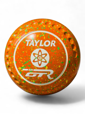 Taylor GTR Orange/Yellow/Lime Atom Size 3 Half Pipe 35 Stamp