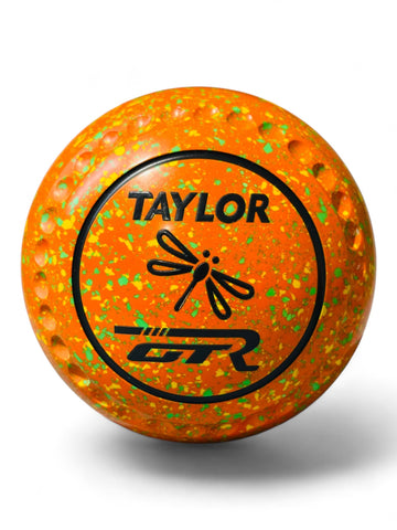Taylor GTR Orange/Yellow/Lime Dragon Fly Size 3 Half Pipe 35 Stamp