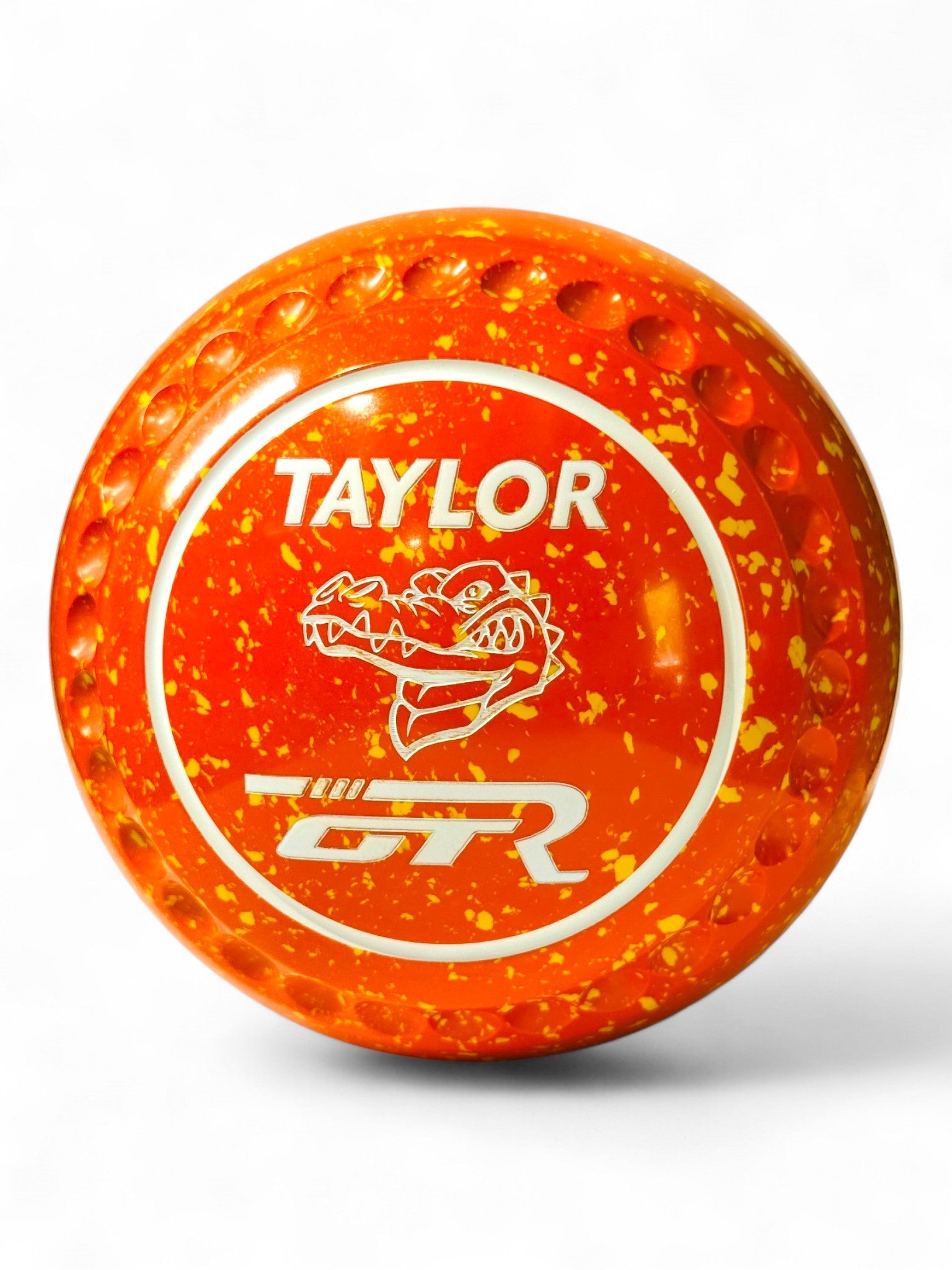 Taylor GTR Orange/Yellow (Amber) Dragon Size 3 Half Pipe 35 Stamp