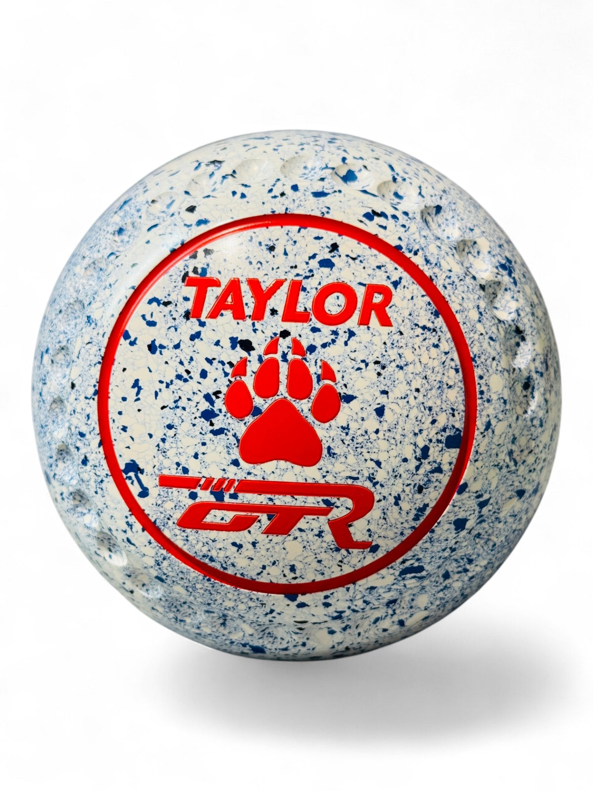 Taylor GTR White Blue Paw Size 3 Half Pipe 35 Stamp