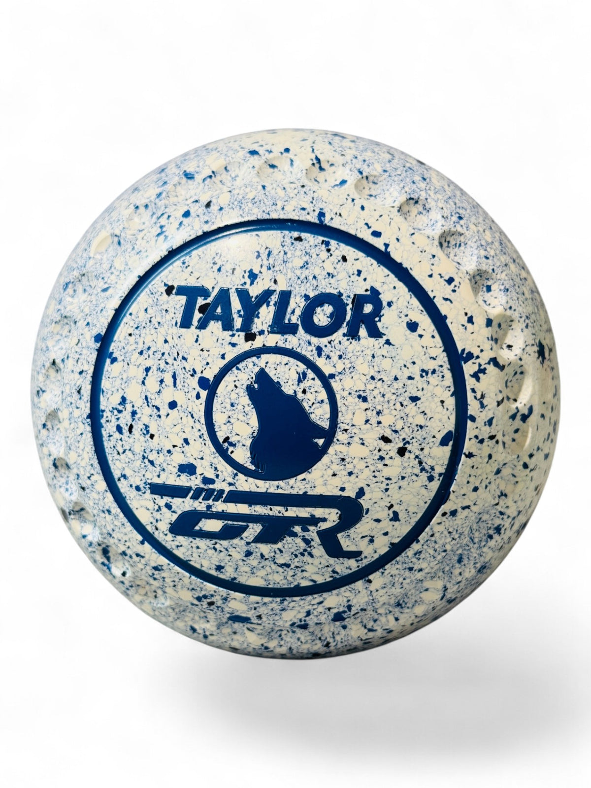 Taylor GTR White Blue Howling Wolf Size 3 Half Pipe 35 Stamp