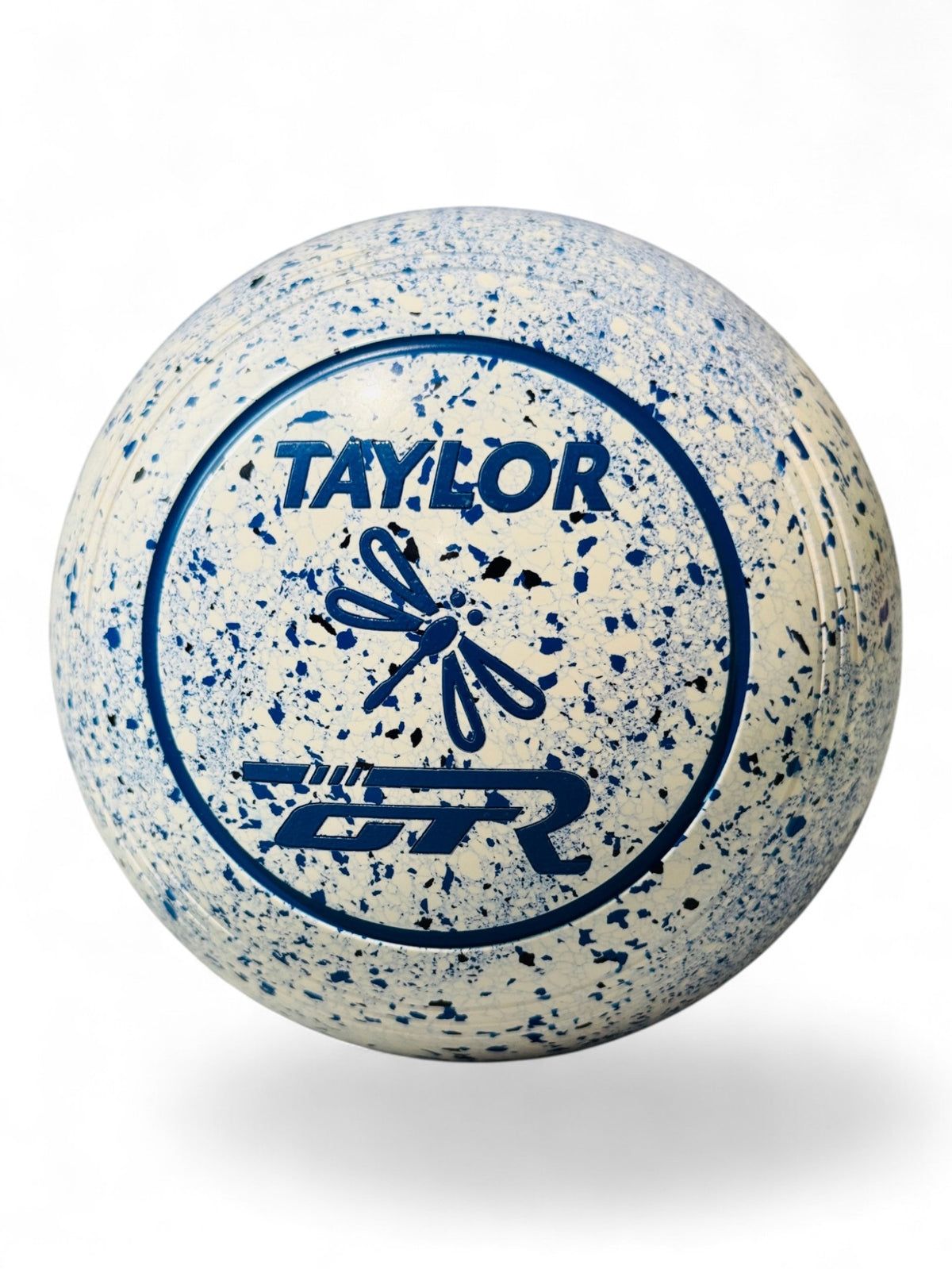 Taylor GTR White Blue Dragonfly Size 3 Plain 35 Stamp