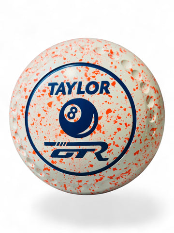Taylor GTR White Orange 8 Ball Size 3 Half Pipe 35 Stamp