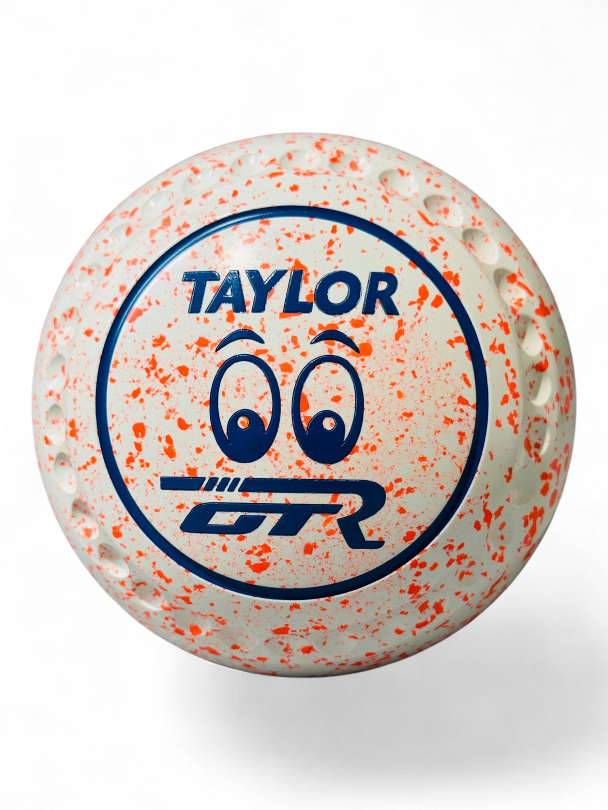 Taylor GTR White Orange Eyes Size 3 Half Pipe 35 Stamp