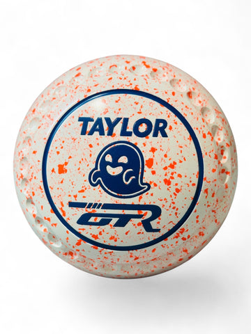 Taylor GTR White Orange Ghost Size 3 Half Pipe 35 Stamp