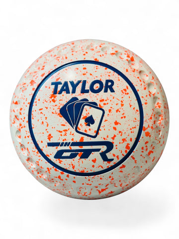 Taylor GTR White Orange Cards Size 3 Half Pipe 35 Stamp