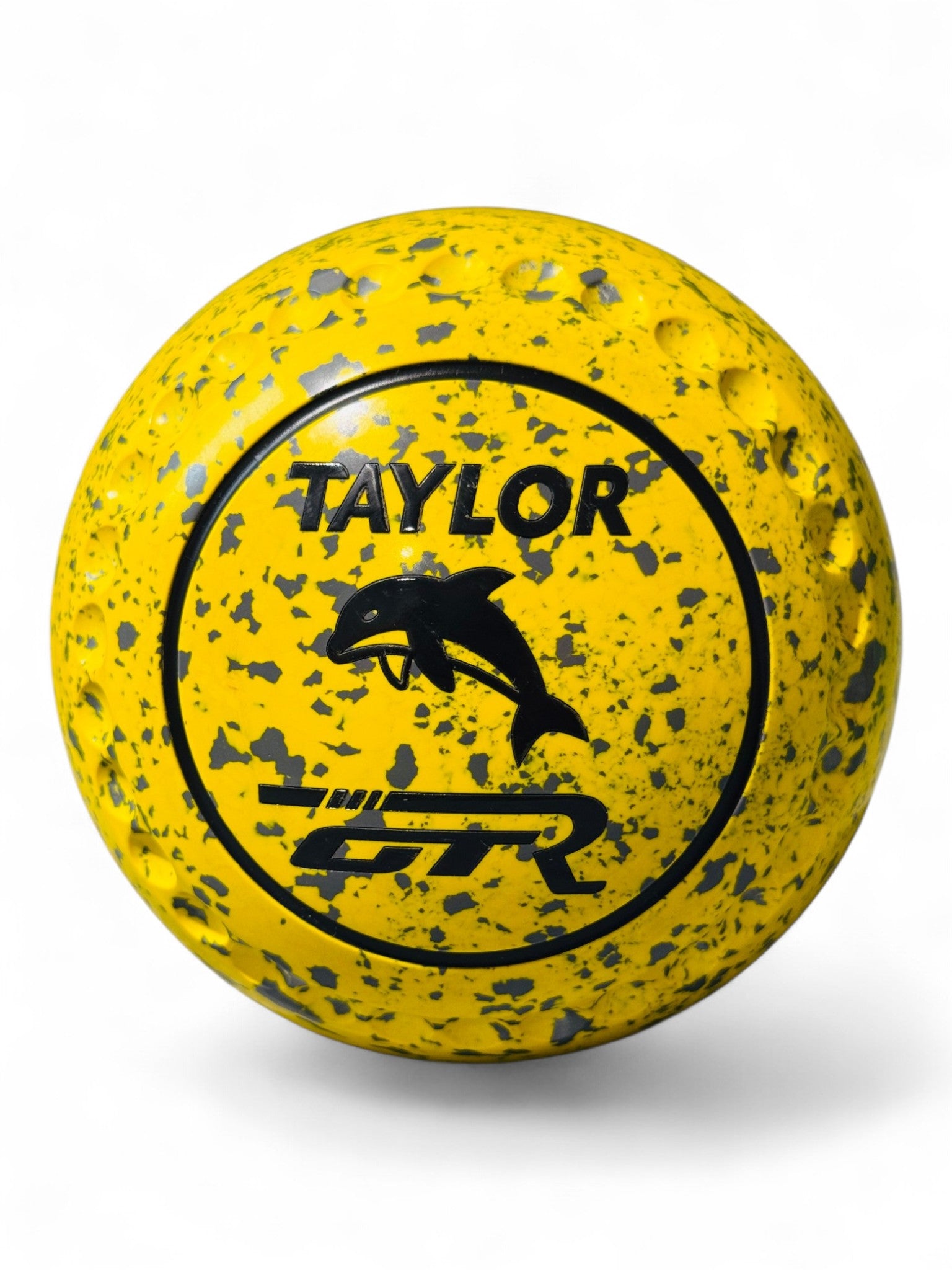 Taylor GTR Yellow/Grey Dolphin Size 3 Half Pipe 35 Stamp