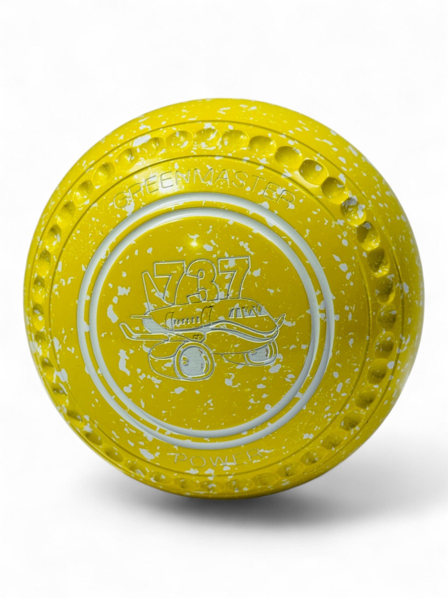 Greenmaster Power Yellow/White (Lemon Sherbert) Plane Size 3 34 Stamp