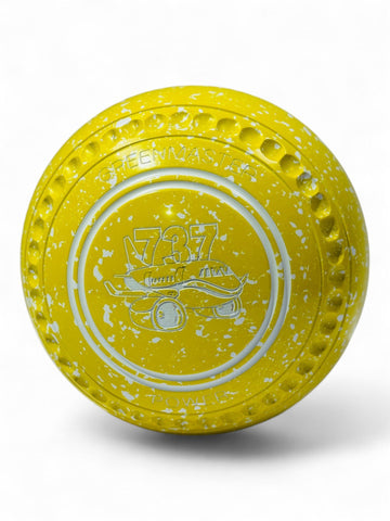 Greenmaster Power Yellow/White (Lemon Sherbert) Plane Size 3 34 Stamp