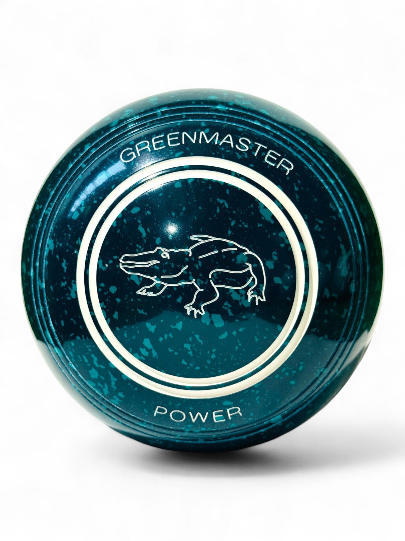 Greenmaster Power Dark Green/Green Crocodile Size 3 Plain 35 Stamp