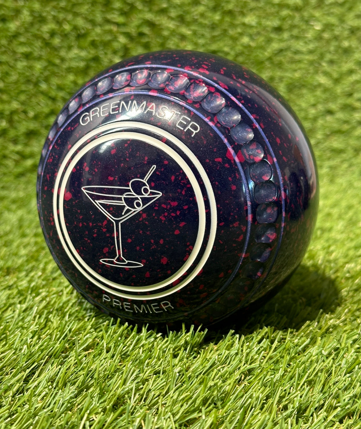 Greenmaster Premier Dark Blue/Magenta Cocktail Glass Size 3 Premier 33 Stamp