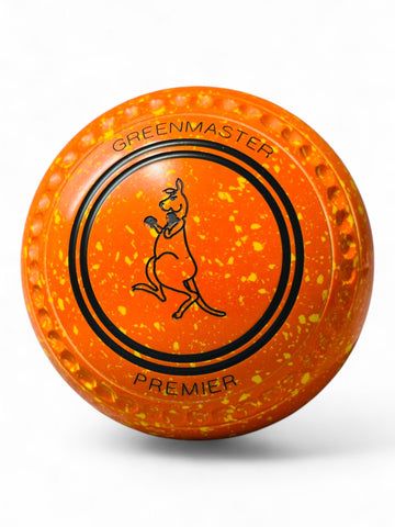 Greenmaster Premier Orange Yellow Boxing Kangaroo Size 3 Grip 35 Stamp