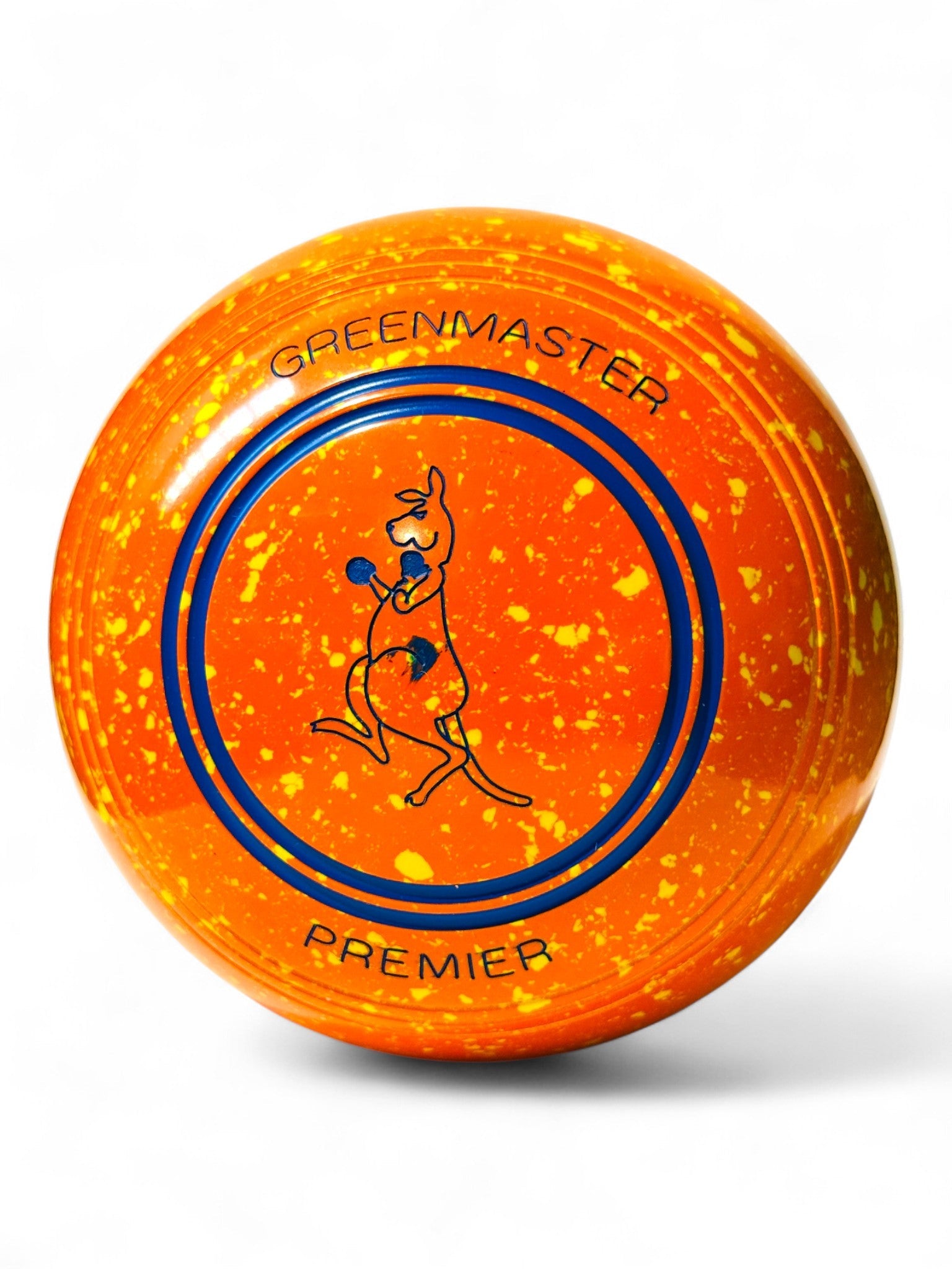 Greenmaster Premier Orange/Yellow (Amber) Kangaroo Size 3 Plain 35 Stamp