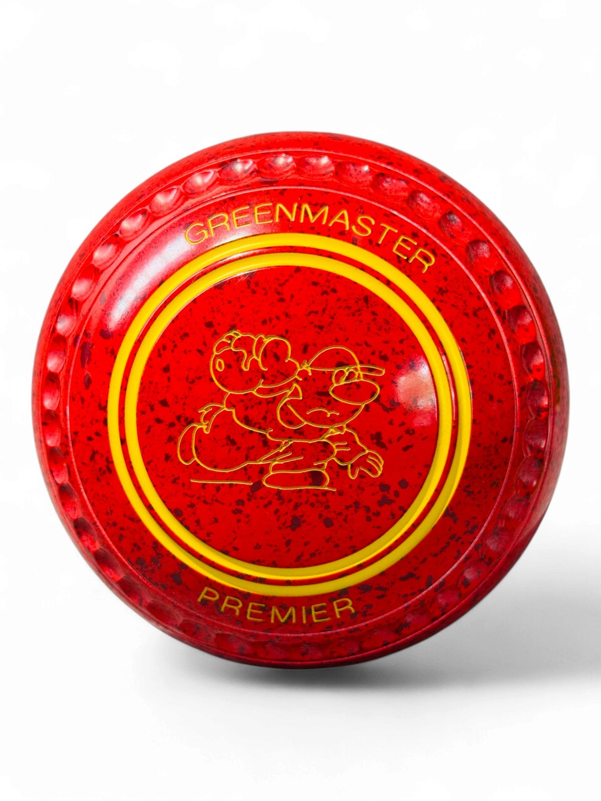 Greenmaster Premier Cherry Red Bowler Size 3 Grip 35 Stamp
