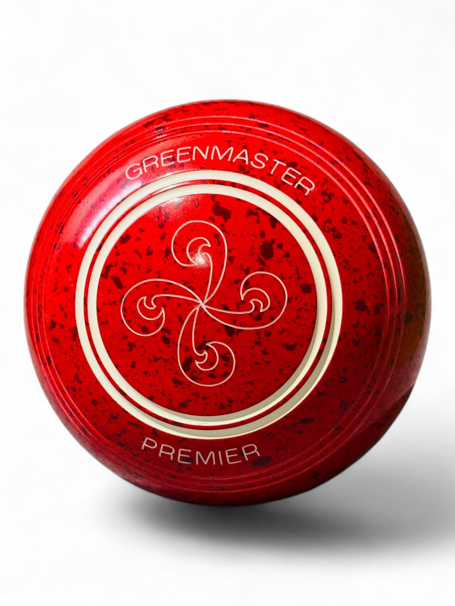 Greenmaster Premier Cherry Red Geometric Size 3 Plain 35 Stamp