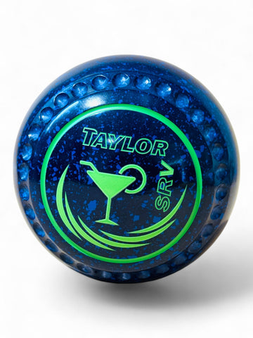 Taylor SRV Dark Blue/Blue Cocktail Size 3 Half Pipe 34 Stamp