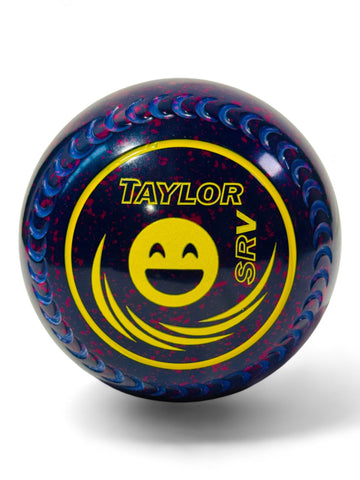Taylor SRV Dark Blue/Magenta Smiley Face Size 3 Crescent 34 Stamp