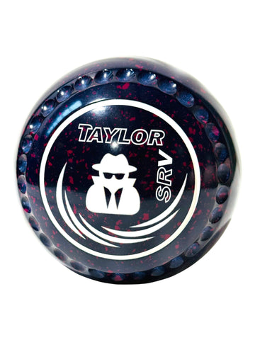 Taylor SRV Dark Blue/Magenta Figure with hat and sunglasses Size 3 Half Pipe 34 Stamp